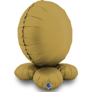 Bal�nkov� z�kladna mini kapky sat�nov� zlat� 33 cm