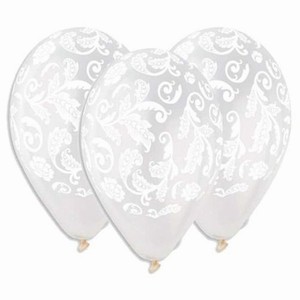 BAL�NKY latexov� transparentn� s b�l�mi l�stky