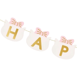 Banner "Happy birthday", pap�rov�, Ko�ka 2,8m