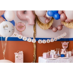 Banner "Happy birthday", pap�rov�, Ko�ka 2,8m