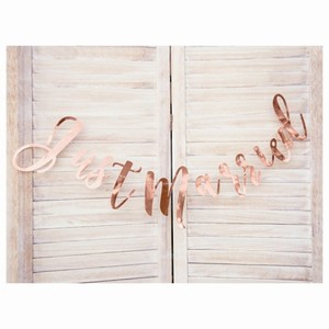 Banner Just married r��ov� zlato