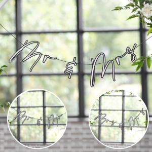 Banner svatebn� p�izp�sobiteln� Mr(s) & Mr(s)