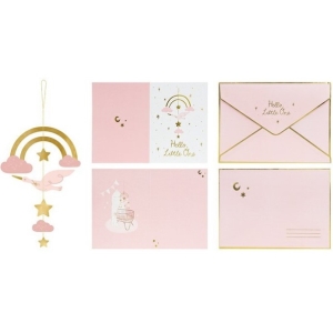 Blahop��n� se z�v�snou dekorac� ��p r��ov� 14 x 20 cm