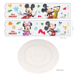 Box na dort plastov� Mickey a p��tel� 25 x 12 cm