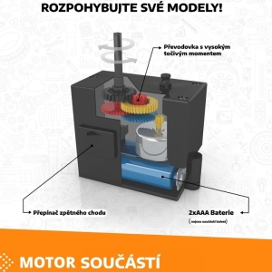 Engino Creative Builder 50 model� s motorkem