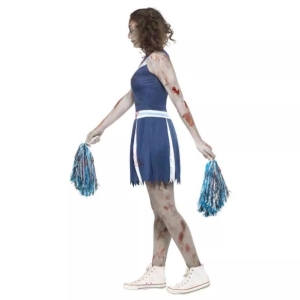 Kost�m d�msk� Zombie roztlesk�va�ka modr� vel. XS