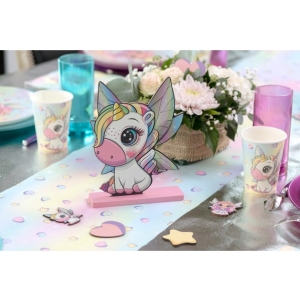 Dekorace na st�l Duhov� v�la 15x4x20cm