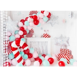 Dekorace z�v�sn� Sn�hov� vlo�ky, duhov�, 15-25 cm 6 ks