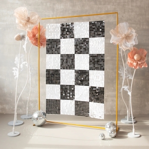 Dekora�n� �tvercov� panel b�l� 30x30 cm 1ks