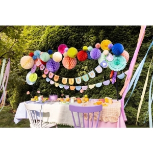 Dekora�n� koule sv�tle modr� 40 cm