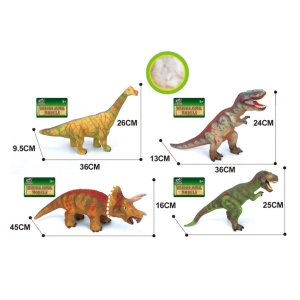 Dinosaurus m�kk� 4 druhy 36 cm