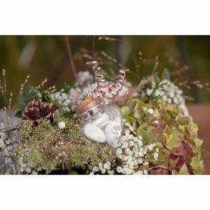 D�ZI�KY sklen�n� se z�tkou Srdce 4x4x6cm