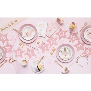 Girlanda Baby Shower sv�tle r��ov� 2,9 m