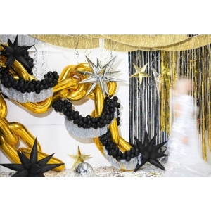 Girlanda t��s�ov�, st��brn� 135 cm