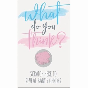 Karti�ky Gender reveal k se�kr�b�n� Holka 10ks