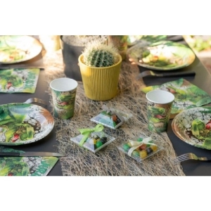 Tal��ky pap�rov� Dinosaur 22,5 cm 10 ks