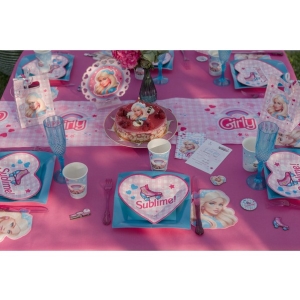 Tal��e pap�rov� srdce Girly 23x20 cm 10 ks
