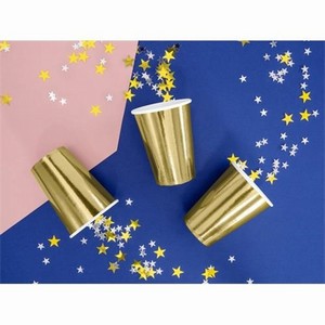 KEL�MKY pap�rov� zlat� 6ks 220 ml