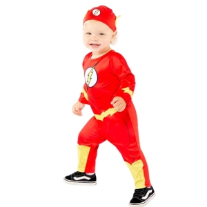 Kost�m d�tsk� Baby Flash vel. 6 - 12 m�s�c�