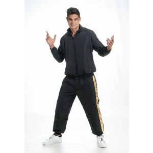 Kost�m rapper �erno - zlat� vel. L