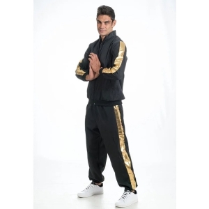 Kost�m rapper �erno - zlat� vel. L