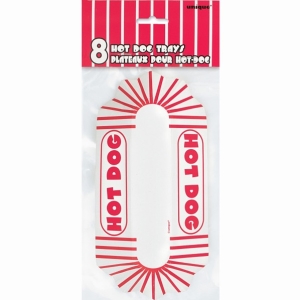 Krabi�ky na hot-dog �erveno-b�l� 8 ks