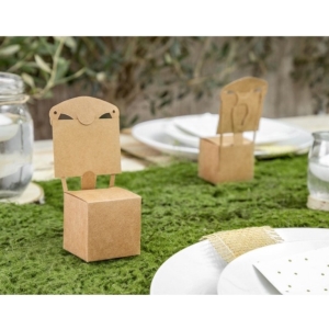 Krabi�ky kraftov� se jmenovkou �idli�ka 5 x 5 x 13,5 cm 10 ks