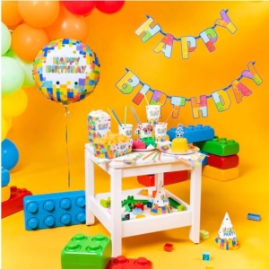 Krabi�ky na popcorn Block party 8,5 x 12,5 cm 6 ks