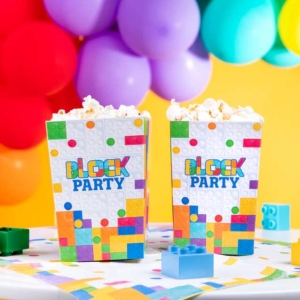 Krabi�ky na popcorn Block party 8,5 x 12,5 cm 6 ks