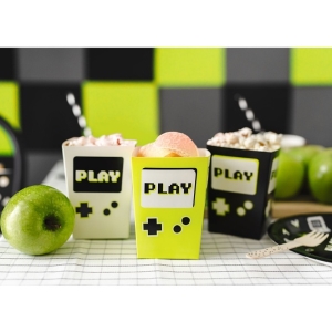 Krabi�ky na popcorn Gamepad Play 7x7x12 cm, 6 ks