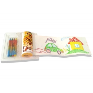 Sada kreativn� Doodle Roll 4 s pap�rem a pastelkami