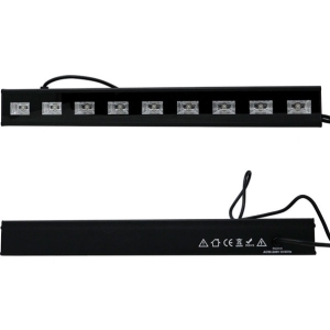 9 LED UV �ern� sv�tlo do interi�ru 9x 3W