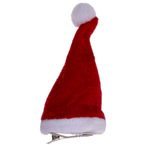Mini �epi�ka Santa na klip s LED 12 cm