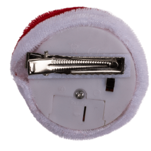 Mini �epi�ka Santa na klip s LED 12 cm
