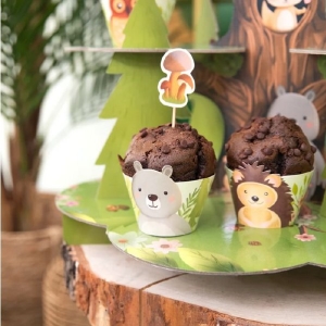Obal na muffiny Lesn� zv���tka 6 ks