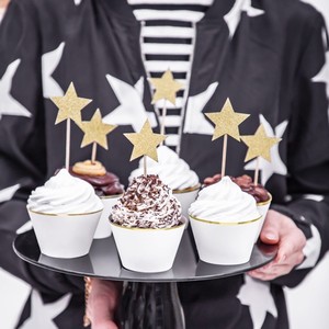 SADA na cupcakes Hv�zdy zlat�