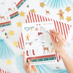 Samolepky v�no�n� Santa 31 ks
