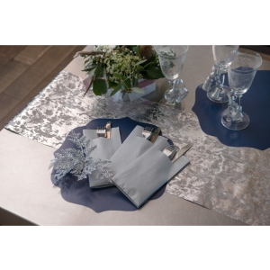 �erpa stolov� metalicky st��brn� 28 cm x 2,5 m
