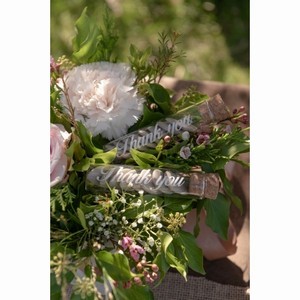 SKLEN�N� tuba s korkovou z�tkou Thank You 10cm
