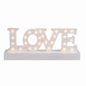 Svatebn� LED dekorace LOVE 30 x 12 cm