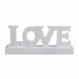Svatebn� LED dekorace LOVE 30 x 12 cm