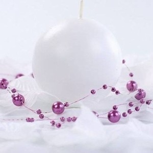 Sv��ka koule b�l� matn� 6 cm 1 ks