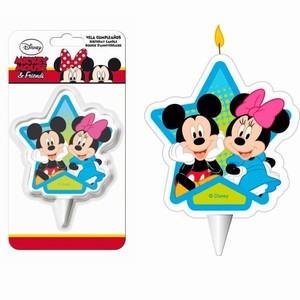 Sv��ka dortov� Mickey a Minnie 7,5 cm