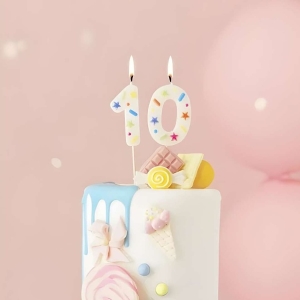 Sv��ka narozeninov� konfety ��slo 1, 5,5 cm