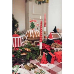 Sv��ky dlouh� kroucen� Santa 25 cm 2 ks