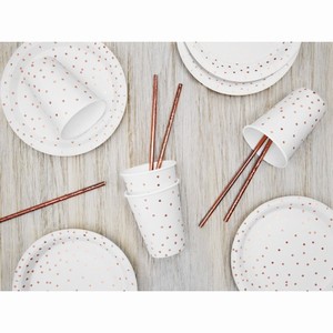 TAL��E s punt�ky b�l� 18cm 2