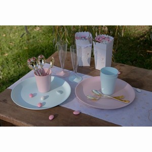TAL��KY modr� 27,4cm 6ks