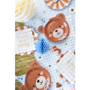 Tal��ky pap�rov� Medv�dek 21x23 cm 6 ks
