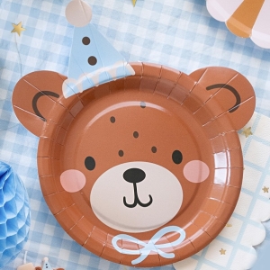 Tal��ky pap�rov� Medv�dek 21x23 cm 6 ks