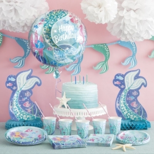 Tal��ky pap�rov� Mermaid 17 cm 8 ks